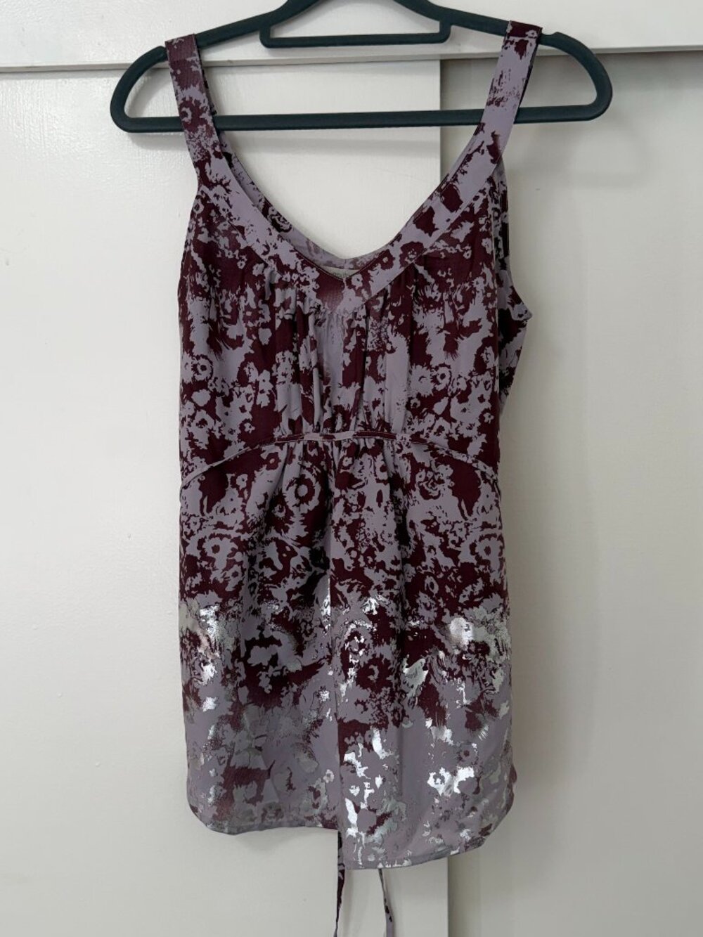 Urban Outfitters Ecote Vintage Purple & Maroon Sleeveless Tank Top